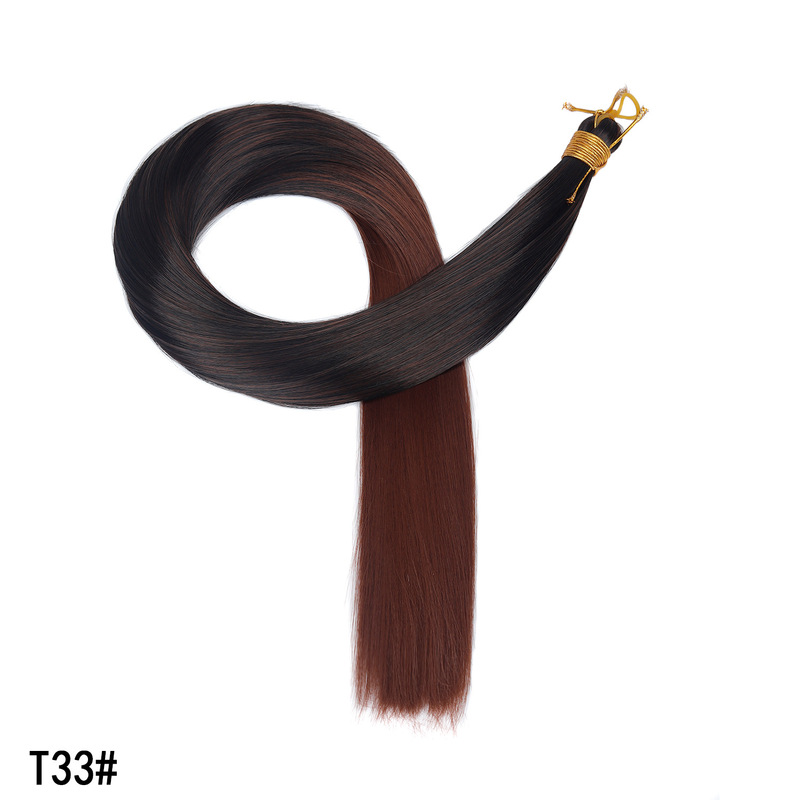 外国貿易アフリカストレートヘアハンドル高温シルク化学繊維かつらかぎ針編みヘアストレートシルクヘアハンドルかつらストレートヘアエクステンション|undefined