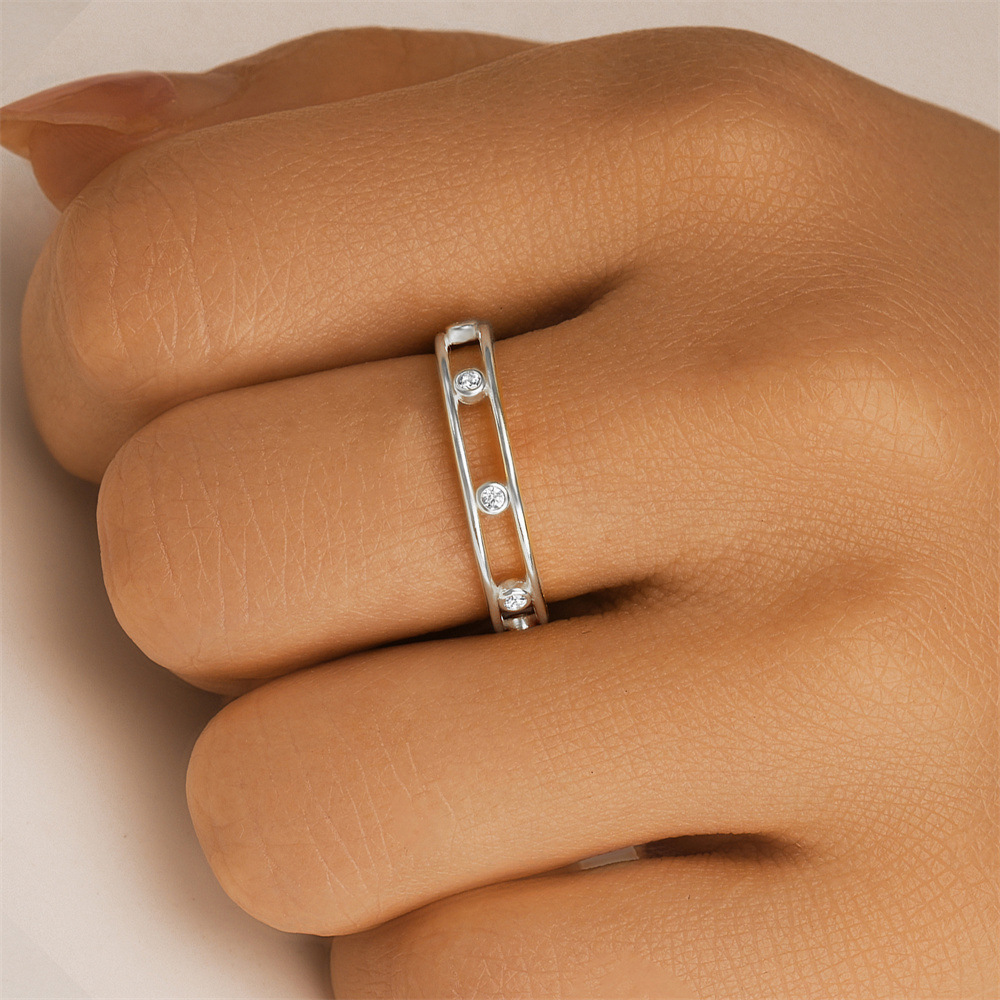 2g Weight Zircon Inlay Material Open Rings Classification Adjustable Ring Size 1 Piece Quantity Daily Occasion 925 Sterling Silver Material Cross, Heart Shape, Butterfly Pattern All Seasons Season Women's Gender Plating, Inlay Design Simple Style, IG Style Style 925 Sterling Silver Zircon Cross Heart Shape Butterfly Open Rings 925 Sterling Silver Rings 25