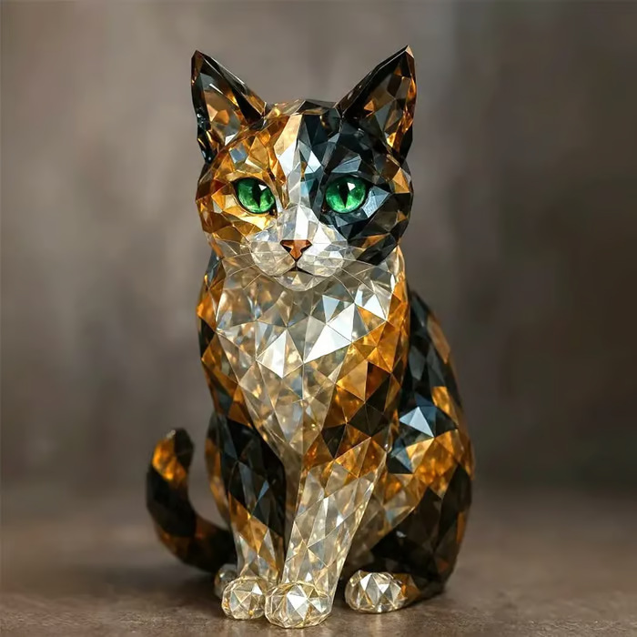 クロスボーダー新クリスタル動物彫刻動物装飾品樹脂工芸品装飾品|undefined