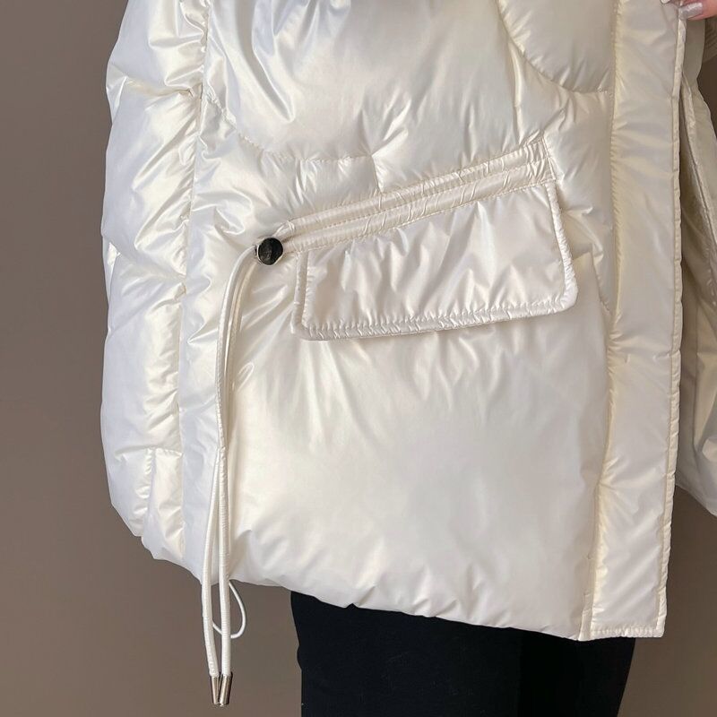 Chaleco de mujer para invierno, chaleco acolchado con cordón_voghion.com