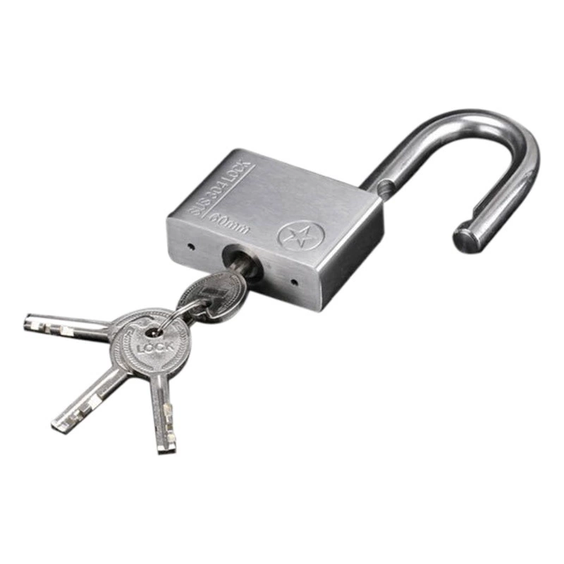 Бесплатная доставка 304 замок из нержавеющей стали Противоугонная защита от поддевания водостойкая головка с открытым замком балкон окно общежитие складские ворота класс B