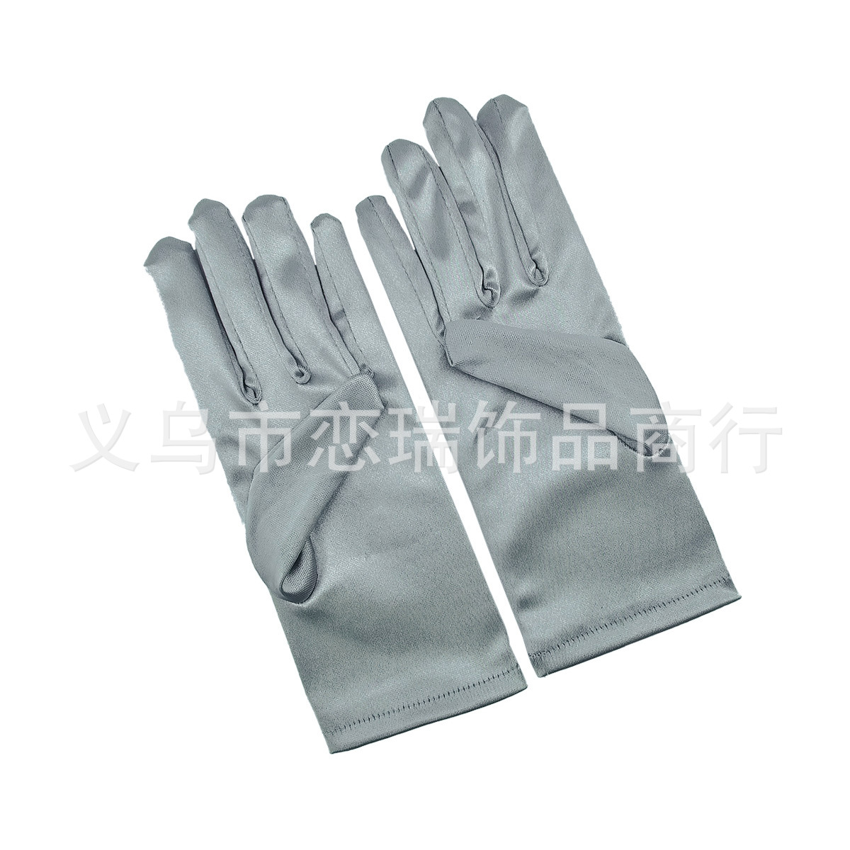 Vestido de color sólido guantes satin guantes de novia guantes de Halloween maquillaje fiesta damas guantes cortos