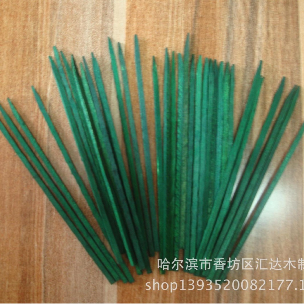 供应花扦一次性木质扶花花扦绿色木质木签子其他园林工具