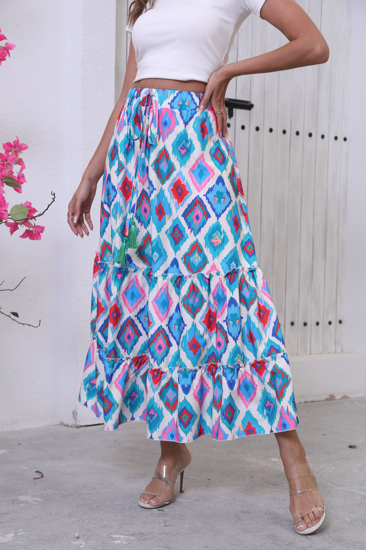 Cross-border Foreign Trade European And American Women's Clothing 2025 Summer Bohemian Beach Holiday Style Large_ecoleips.com