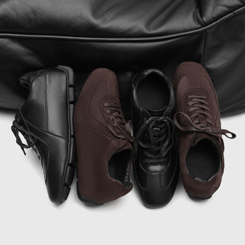 Cleanfi men's training shoes 2026 new model, brown, with 5CM internal height increase, British casual leather shoes 13133 Cleanfi men's training shoes 2026 new model, brown, with 5CM internal height increase, British casual leather shoes 13133