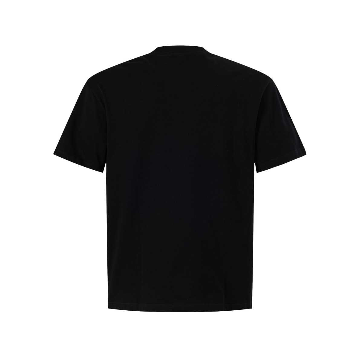 T1171 estilo americano de verano de calle de moda masculina y femenina parche de diseño de cruz camiseta de manga corta de hombre de alto nivel