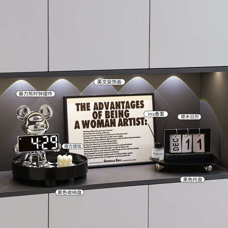 家庭用家具、玄関ホール、ワインキャビネット、高級装飾、モダンでシンプルなソフトデコレーション、軽くて豪華なリビングルームのサイドボード、マッチングセット|undefined
