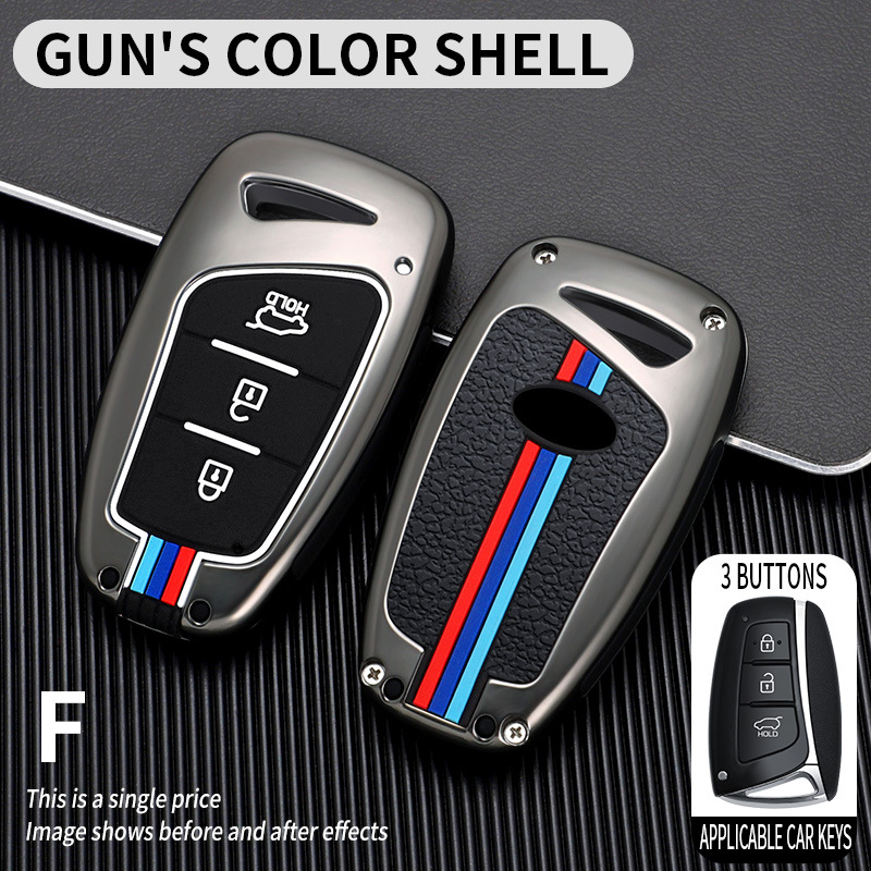 F 무광택 총 단일 포탄 - 버튼 3개