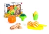 29 Simulated fruit and vegetable cutting fun (can be peeled)