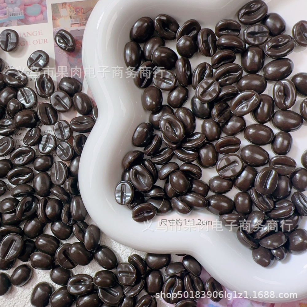 Simulated Super Mini Coffee Beans Chocolate Beans Food Toy Resin...