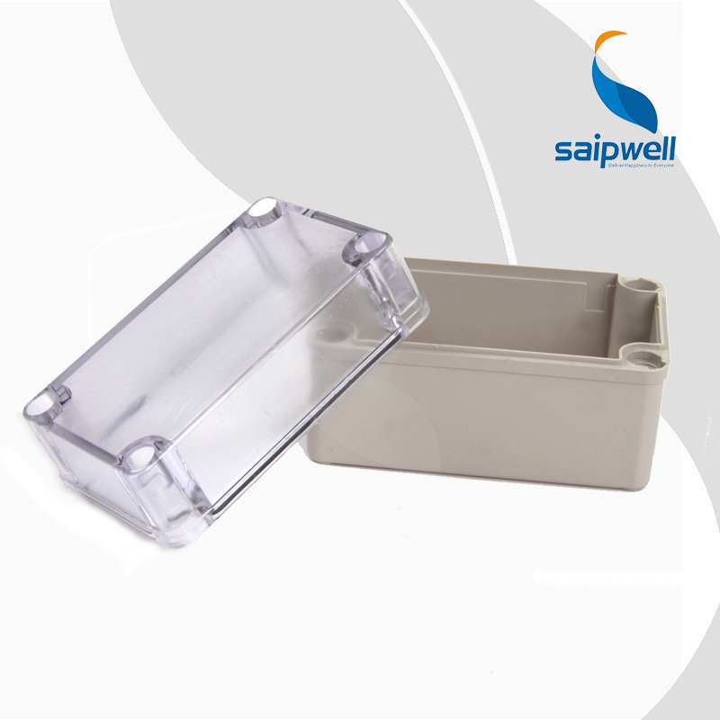 斯普威尔赛普saip直销80*130*85防水接线盒 透明防水盒 监控电源