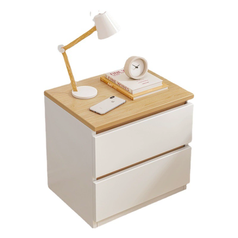 Прикроватная тумбочка Маленький современный простой бытовой шкаф для хранения Простой интернет-знаменитости Мини-спальня Прикроватная стойка для хранения Шкаф для хранения