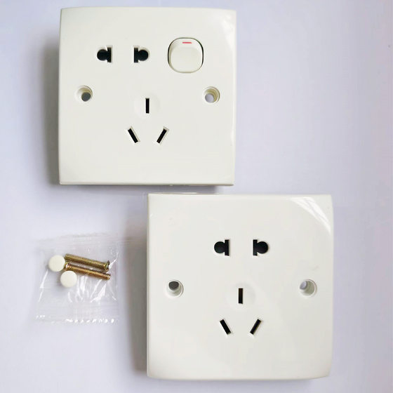 JK switch socket one-bit 20 thousands or 30 thousands-can socket non-standard one-open multi-function socket for export only