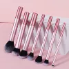 Fuchsia brush, 7 pieces