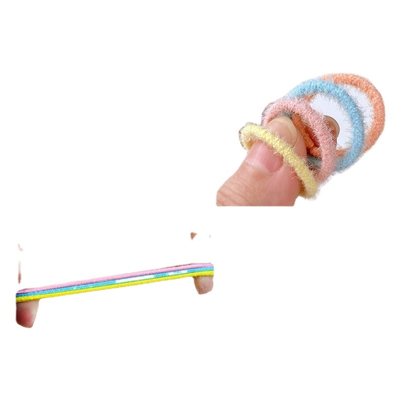 Banda de goma de los niños al por mayor no duele el Pelo elástico cuerda de pelo niñas bebé lazo pelo pequeño tamaño pelo banda pelo Pelo cuerda