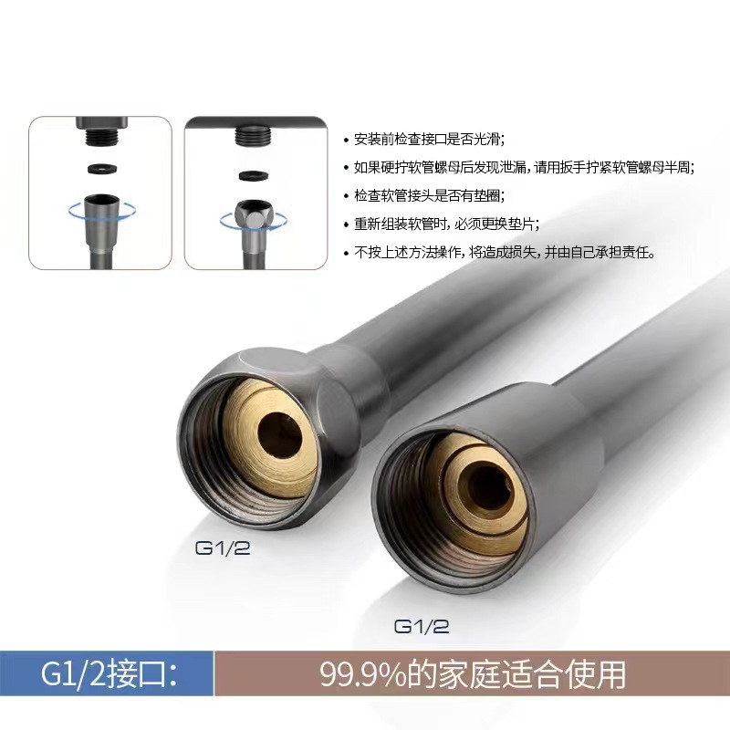 Universal explosion-proof long hot and cold set PVC