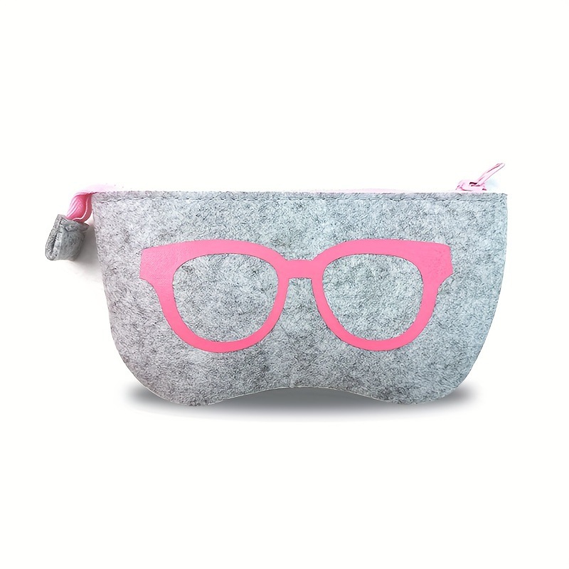 thumbnail image 1 of Fashionable Felt Glasses Case Small Portable Practical跨境, 1 of 4