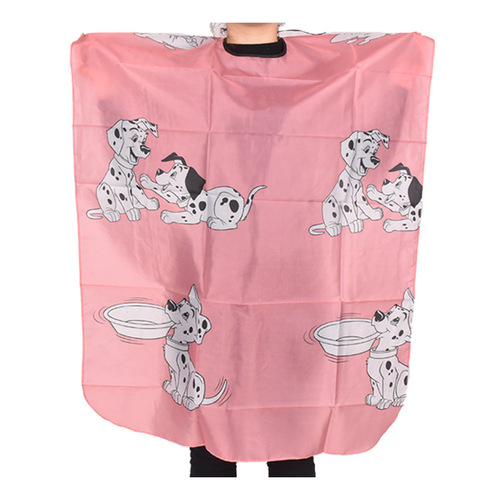 Amazon supply children's aprons, children's cartoon aprons for haircuts, hair-cutting aprons for children, non-stick hair aprons