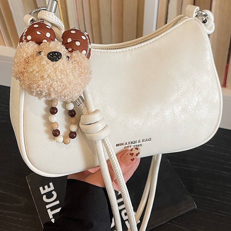 Bolsa de brazo de moda retro para mujeres 2026 primavera nueva simple diaria bolsa de bolsas de bolsillo de alto valor coreano hombro único