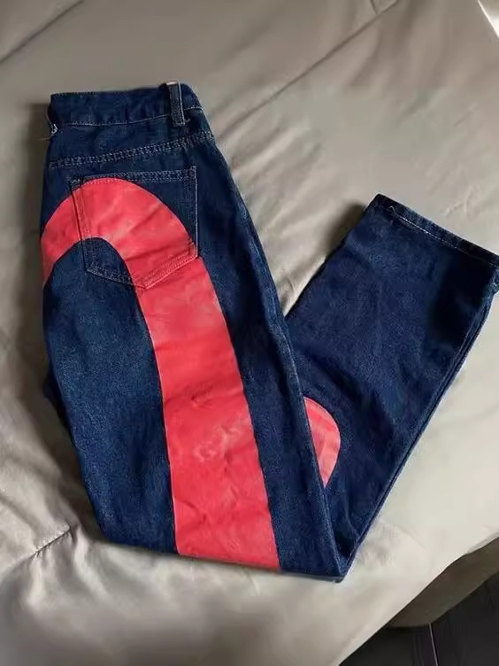 Spring retro trend loose straight jeans hip-hop style for leisure
