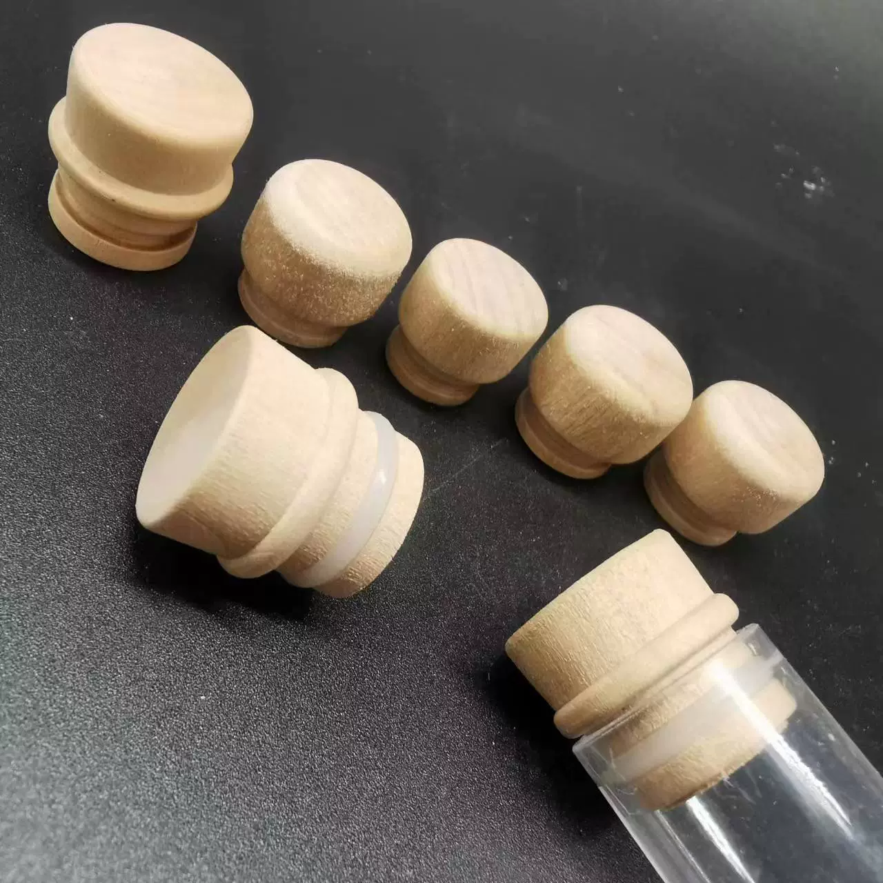 Ароматическая трубка Пробка стеклянная трубка для благовоний пробковая крышка ароматическая трубка Пробка из агарового дерева трубка для благовоний Производитель деревянной пробки