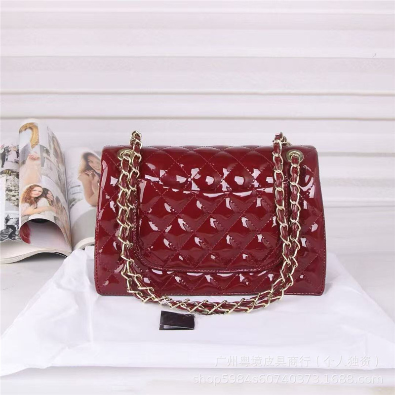 小香风菱格链条包包女士夏季款单肩包女生斜挎包高级感精致时尚百