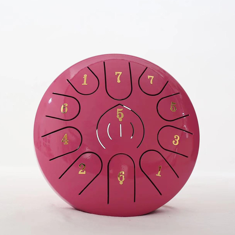 6 pulgadas 11 tonos batería etérea estilo nacional batería de loto Ruyi batería instrumento de percusión batería sánscrita olvidar la preocupación