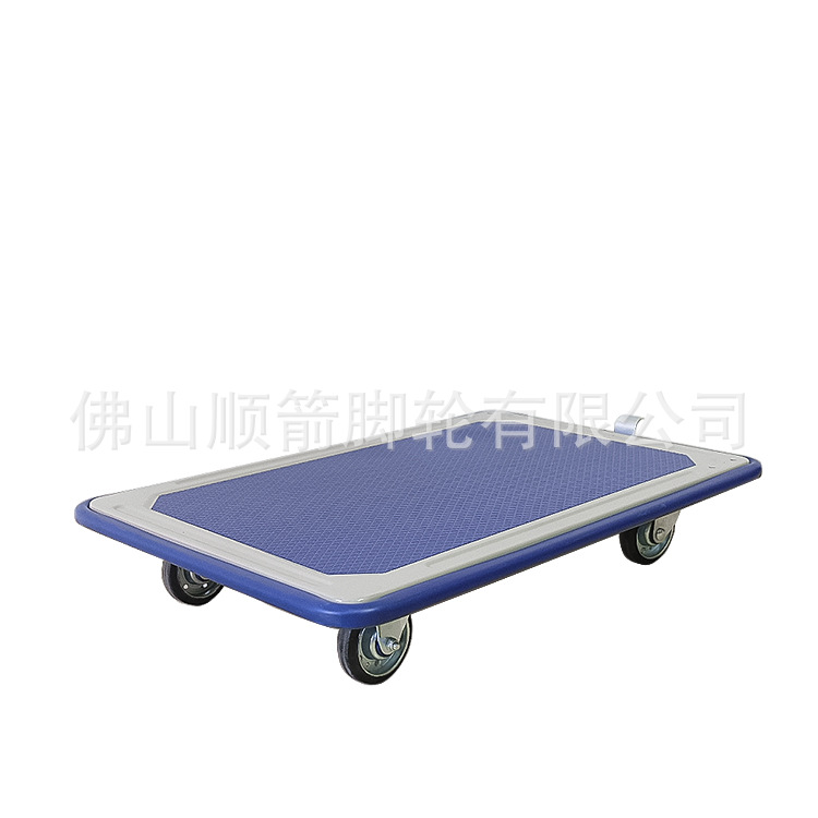 乌龟日式平板手推车 厂家直售各尺寸环保静音橡胶轮 搬运手推车
