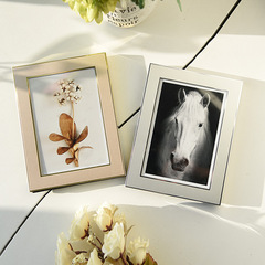 Wedding photo frames 6-inch, 7-inch, 8-inch, 10-inch wall-mounted, tabletop modern minimalist metal high-end luxury creative vertical and horizontal