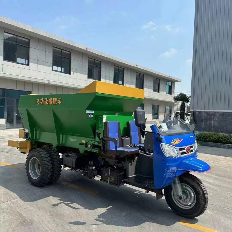山东撒粪肥车内蒙三轮撒粪车塔城四轮3方5方撒肥车批发有机肥专用