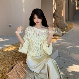 连衣裙;半身裙;女式针织衫