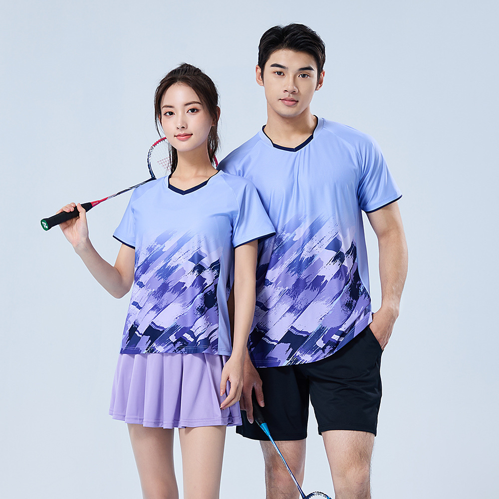 Badminton Suits for Women and Men, Tennis Suits, Volleyball Suits, Training Suits, Quick-Drying Breathable Printed Numbers, Wholesale Group Purchases