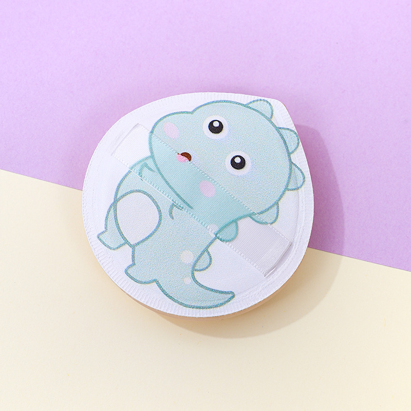 Fábrica personalizada de gran tamaño soplo de algodón de azúcar espeso en forma de gota de leche dragón maquillaje esponja colchón de aire herramientas de belleza al por mayor