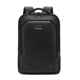 商务背包大容量双肩背包15.6寸电脑背包牛皮双肩背包男士旅行背包