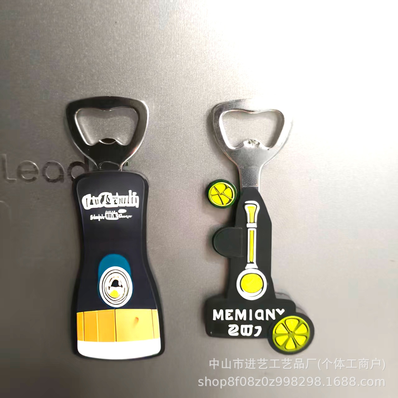 PVC soft rubber bottle opener, refrigerator magnet, magnetic beer bottle opener, promotional gift, cultural and creative merchandise, custom bottle openers