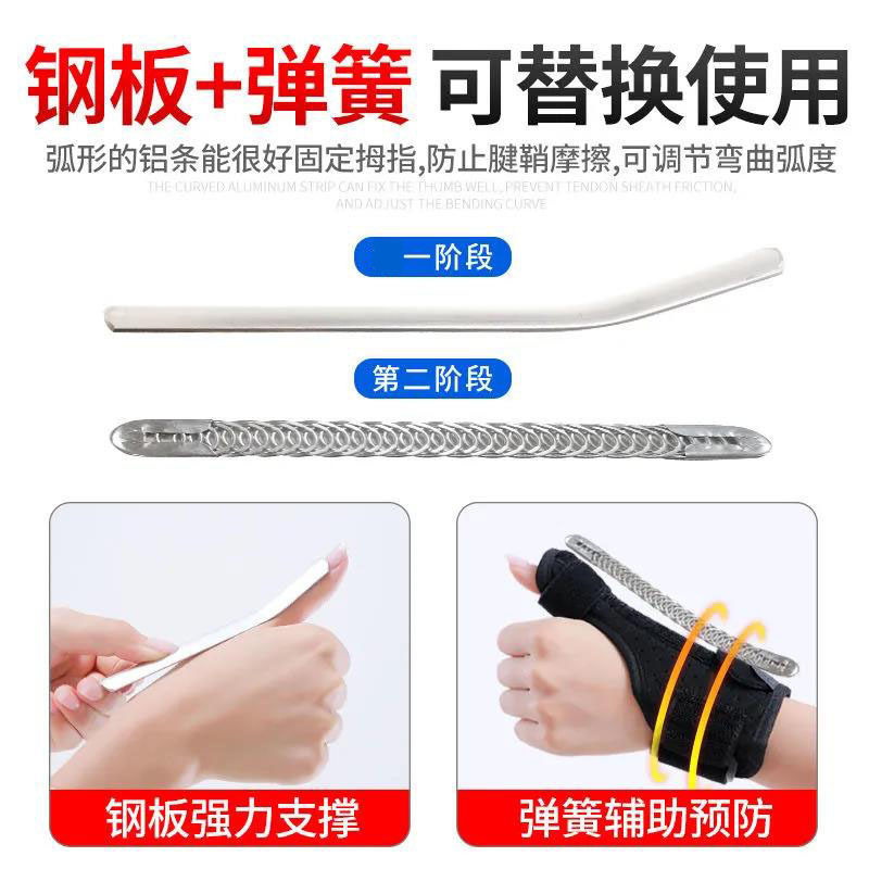 腱鞘腕保護指母腕関節捻挫親指指固定金具保護手袋マウスハンド|undefined