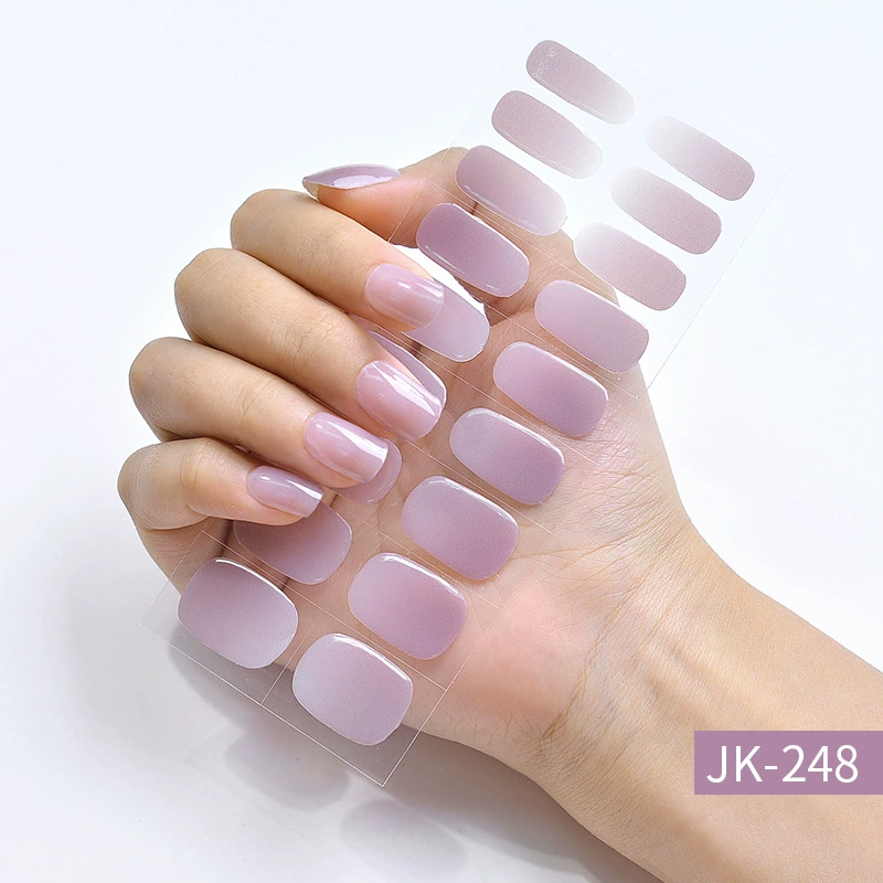Набор для ногтей XT Gel с наклейками, искусственные ногти и лак для ногтей