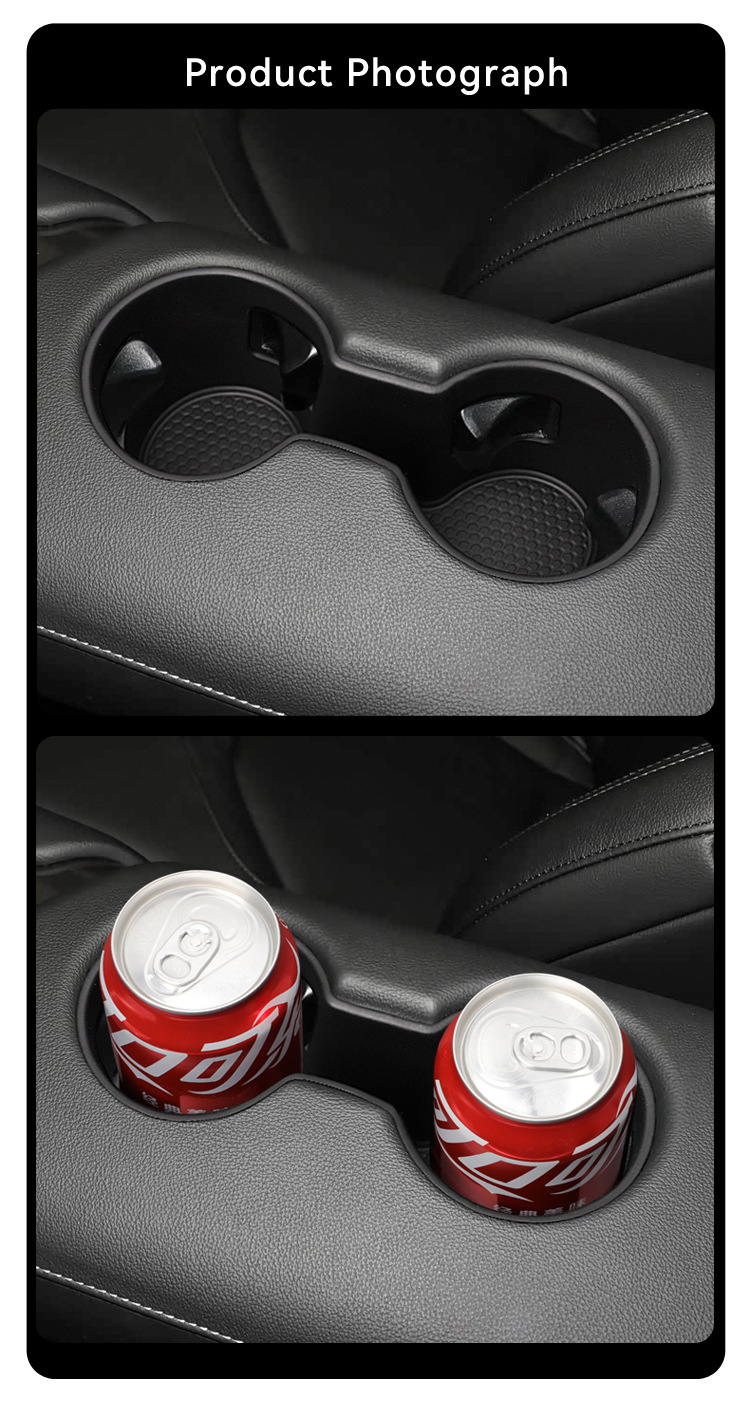 Suitable for 18-25 Models of Niu Demon Supra Central Control Water Cup Cover Protection Anti-Slip Mat Car Special Modification Accessories