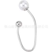 服装设计款窄阔二款金属不规则U形V形服饰扣 衣领扣五金饰品扣子