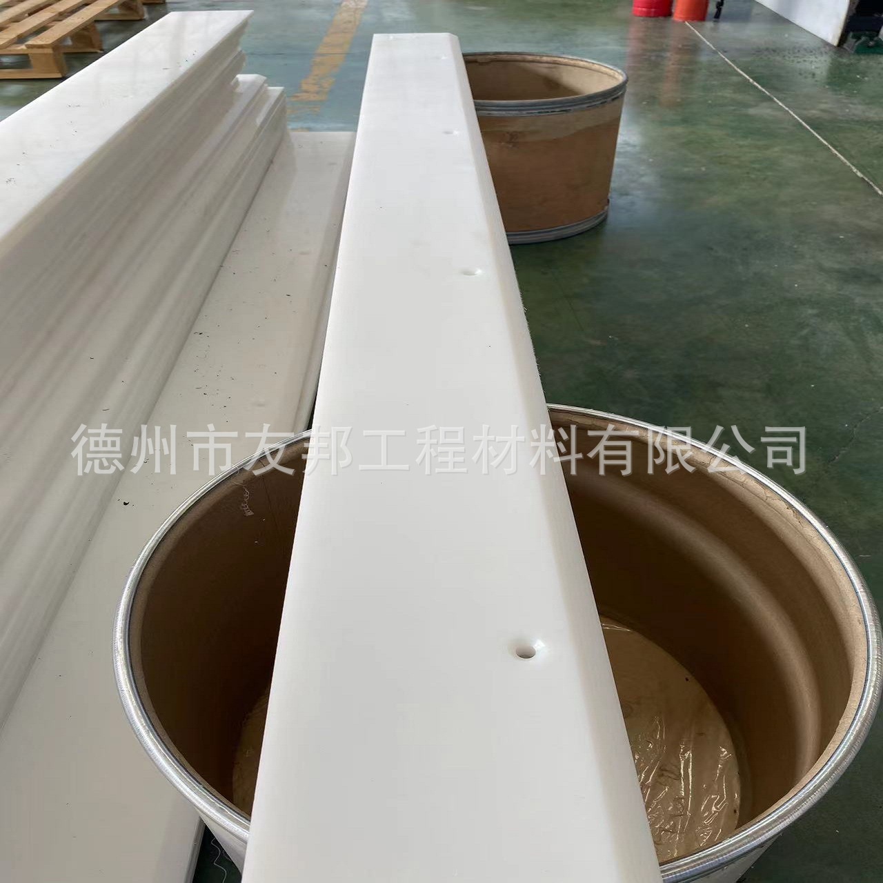 耐磨PE固定板加工PE固定块非标PE汽车配件