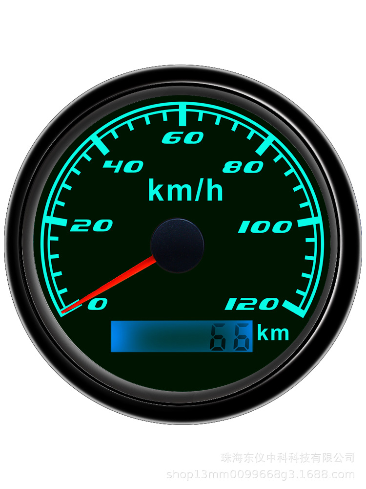 85mm speedometer motorcycle equipped with waterproof GPS speedometer engineering truck truck GPS positioning speedometer