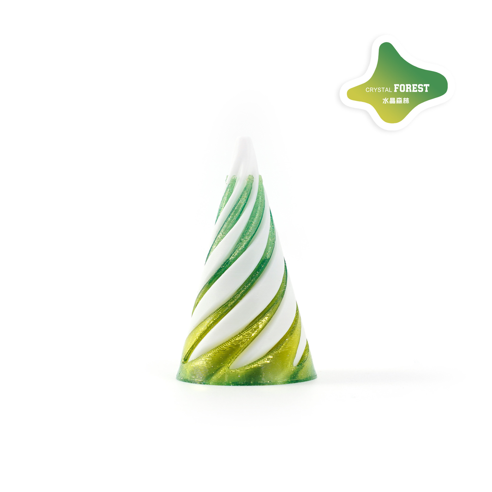 Bosque de cristal cónico de 5cm xuanle