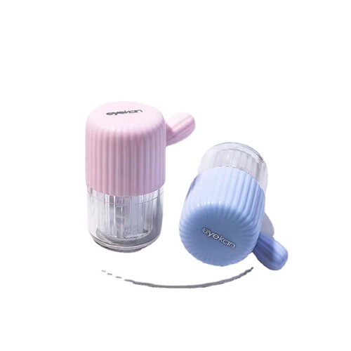 Keda Contact Lens Cleaner Lalale Color Contact Lens Cleaner Manual Rotating Contact Lens Box || Wholesale