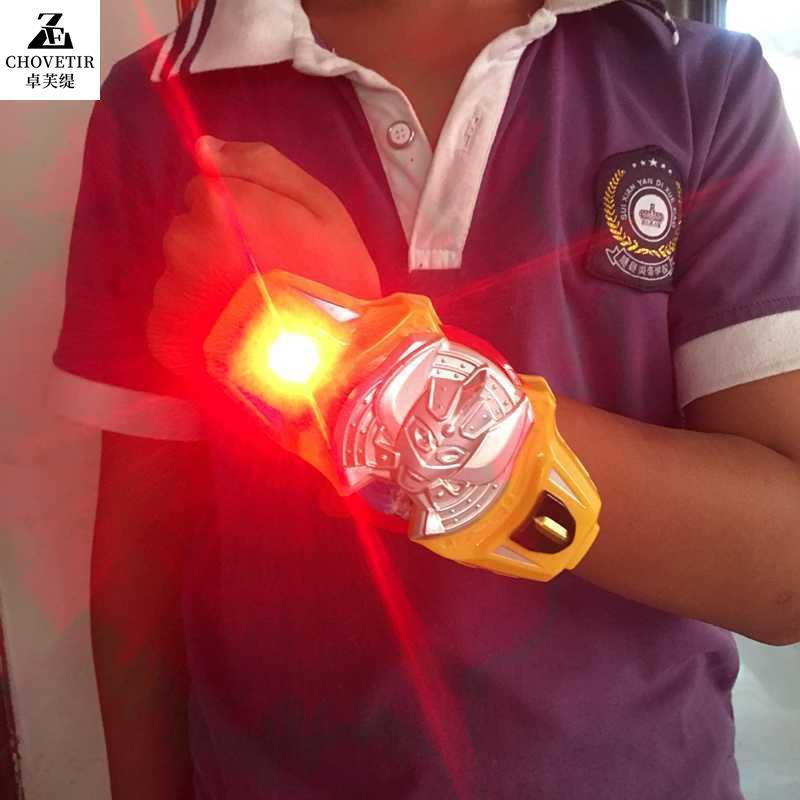 Galaxy Victor Ultraman Bracelet Transformer Watch Children's Sound and Light Bracelet Summoner Boy Toy Boy