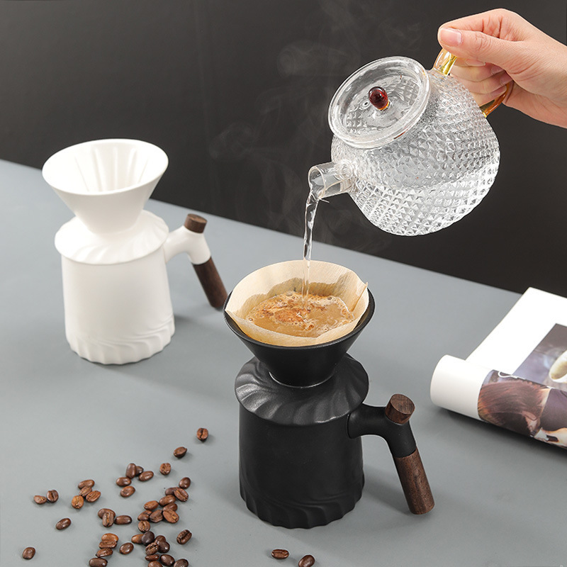 American V60 Tapered Ceramic Coffee Filter Cup Filter Coffee Filter Cup suit Share Pot Tea Separation Cup