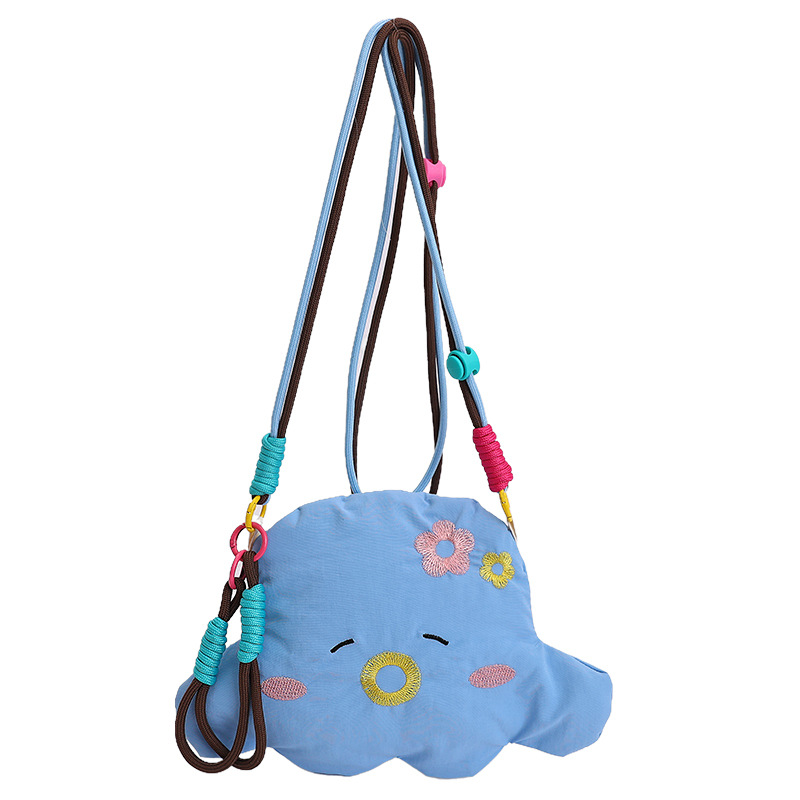 2026 nuevo estilo de dibujos animados coreano de la niña ins viento bolso de hombro para teléfonos móviles lindos mini dopamina bolso de mochila ligero