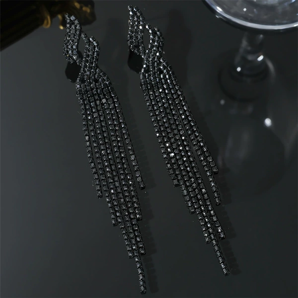 Black earrings