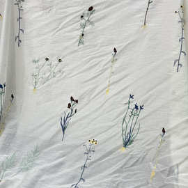 小清新蕾丝绣花布花边满幅童装连衣裙服装面料Soft Lace Fabric