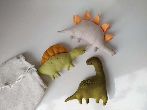 New baby dinosaur comfort doll, creative comfort doll for boys, baby gift cartoon doll