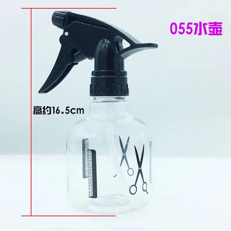 Botella de pulverización especial para peluquería, botella de pulverización de agua, peluquería, botella de pulverización de plástico de niebla fina avanzada, botella de maquillaje
